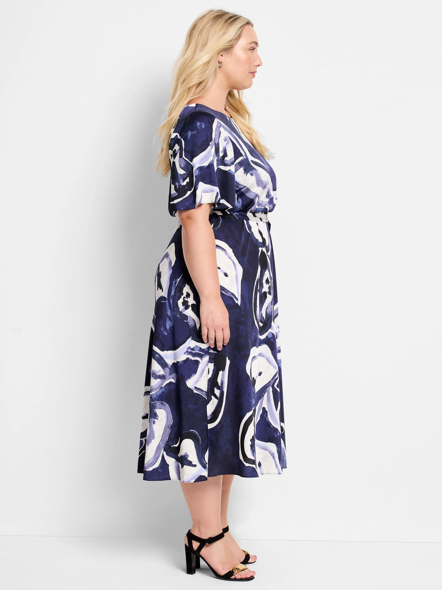 Watercolor Vines Brooke Dress