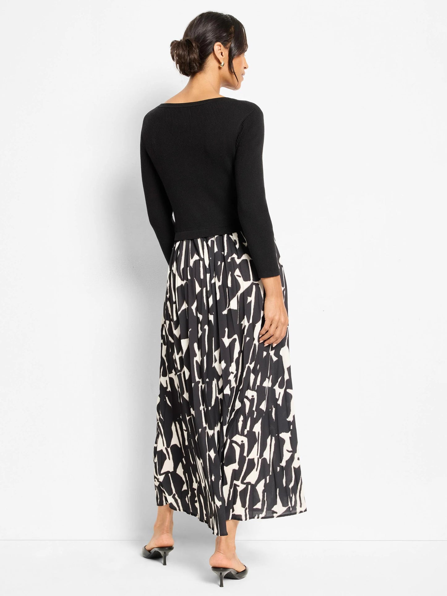 Onyx Print Kyrie Dress