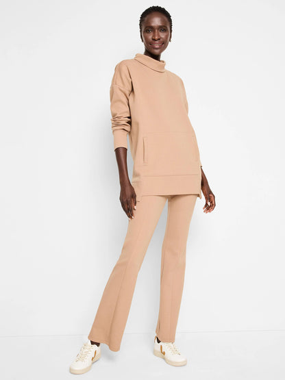 Seamed Scuba Funnel Neck Tunic