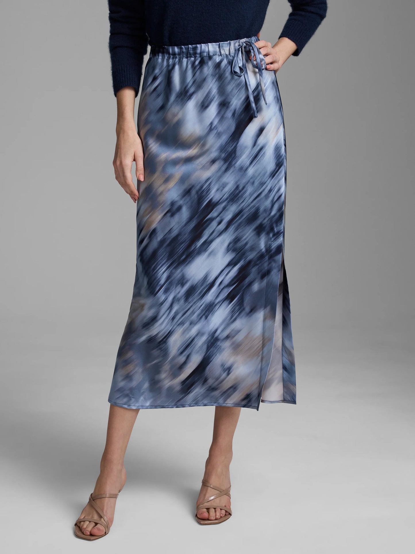 Gold Label Romance Silk Slip Skirt