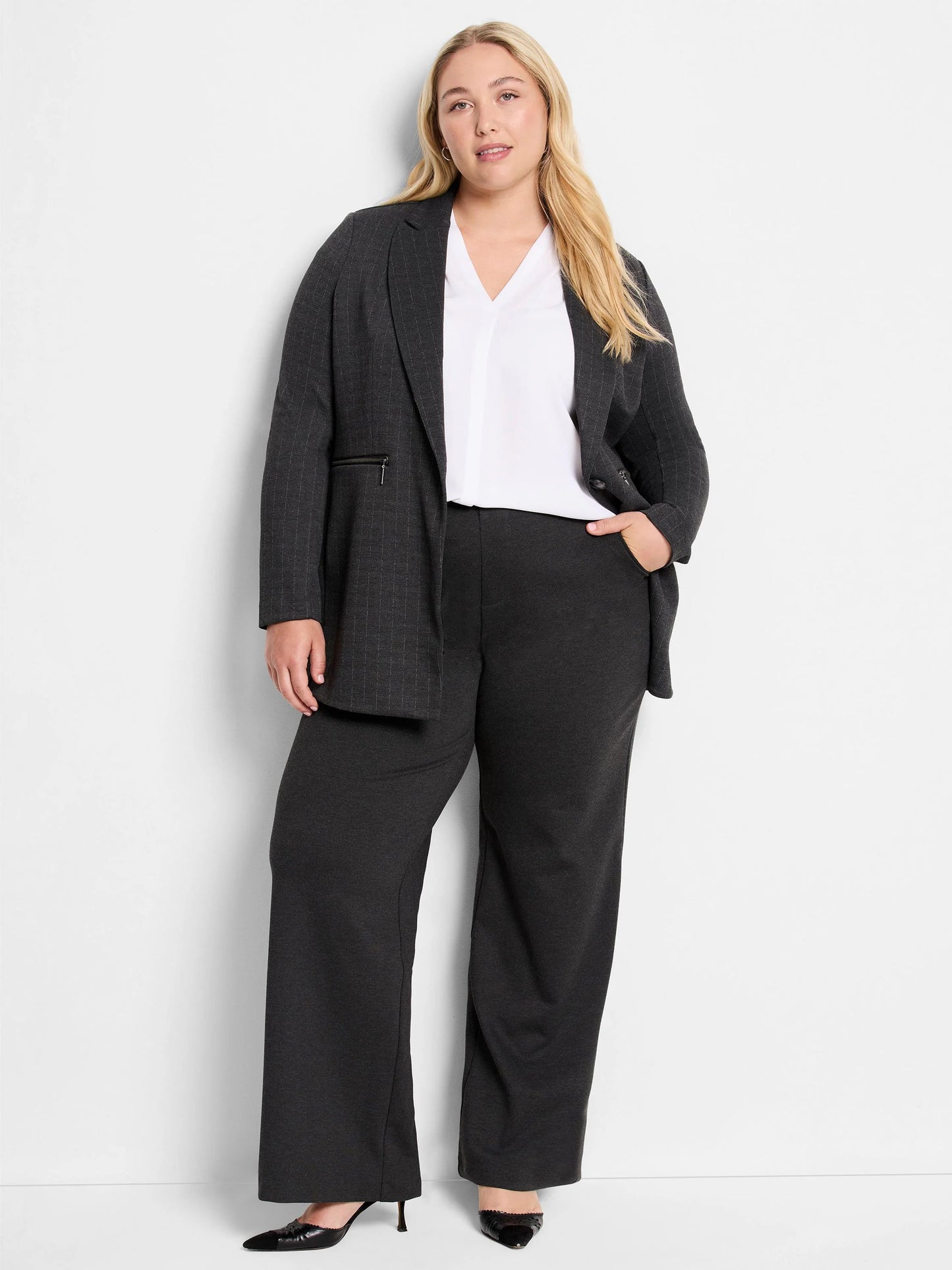 Lenox Wide Leg Drapey Knit Pant