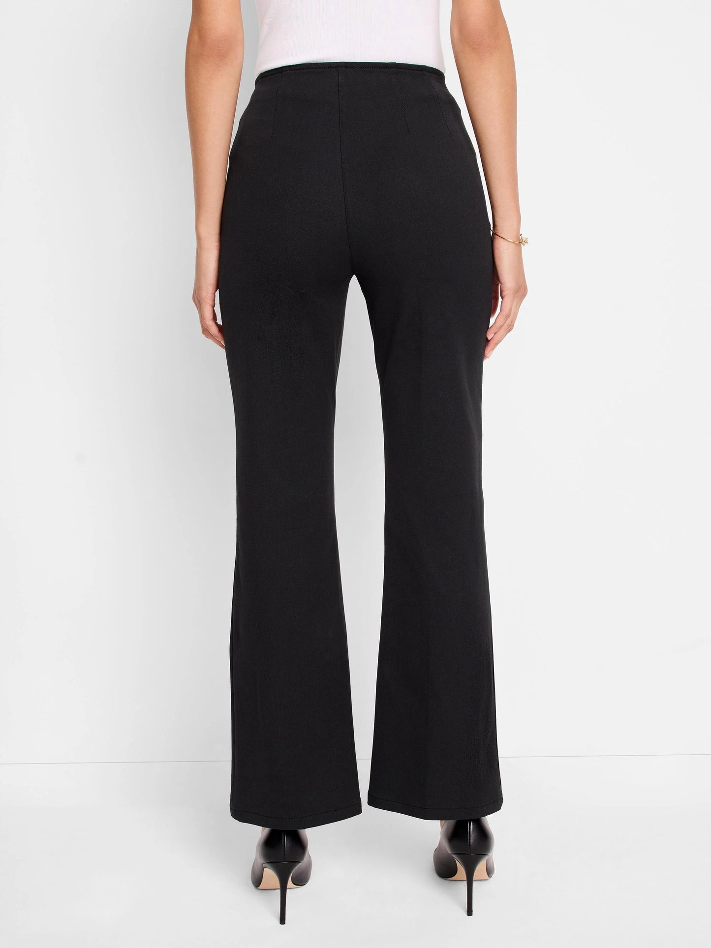 Bootcut Cotton Bi-Stretch Pull On Ankle Pant