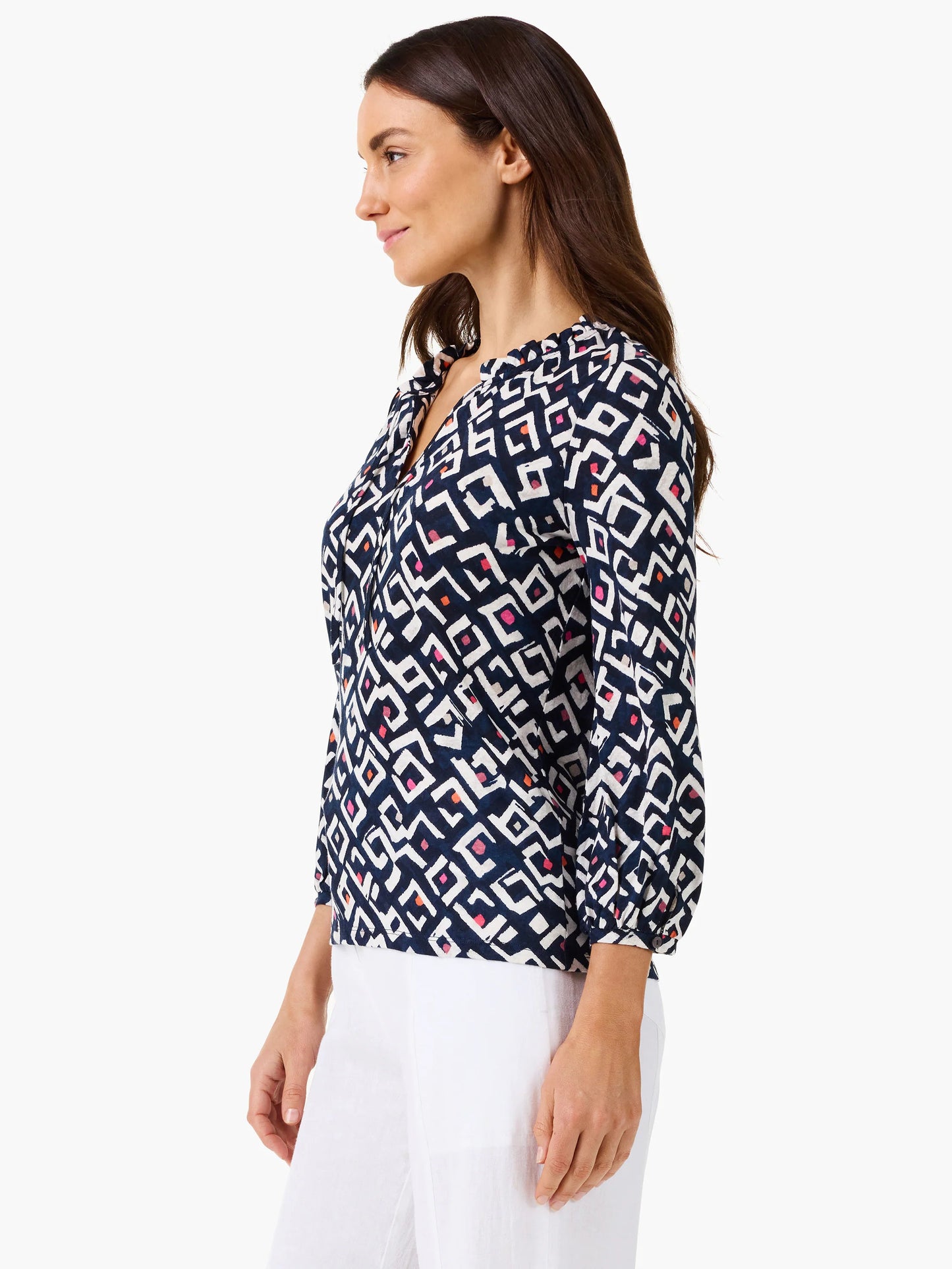 Indigo Angles Top