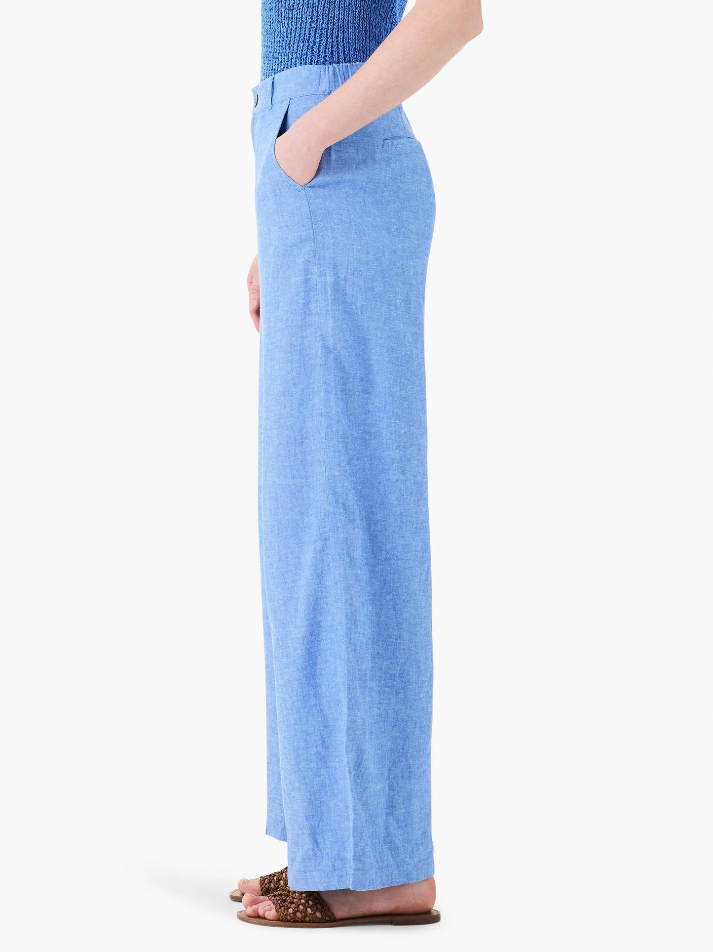 Rumba Linen Wide Leg Trouser