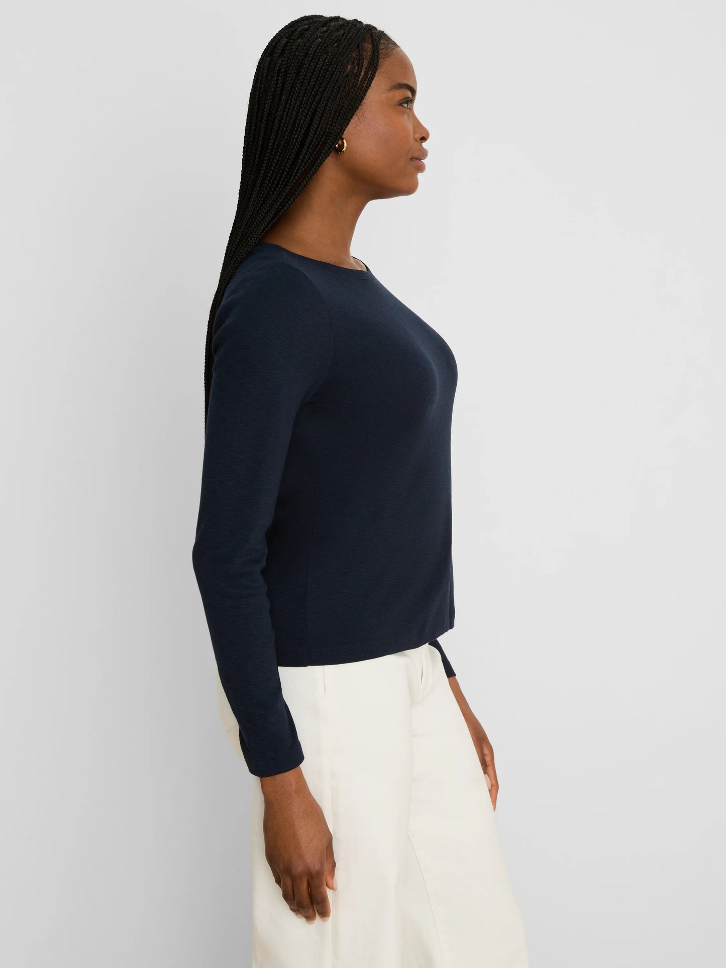 NZT Solid Cape Rib Modern Boat Tee