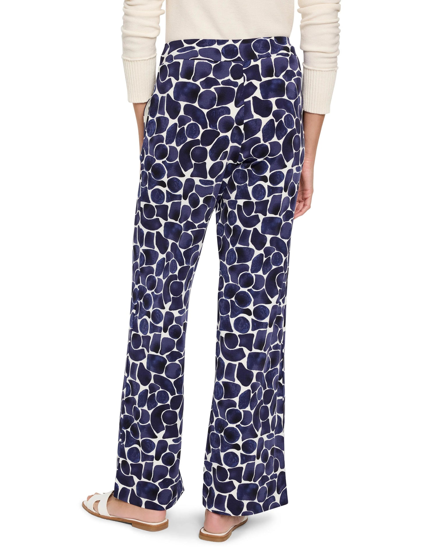 Wide Leg Geo Pebble Pant