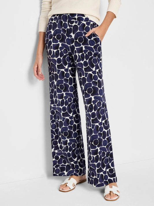 Wide Leg Geo Pebble Pant